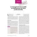 Le management de la qualité en établissement de santé certifié ISO 9001