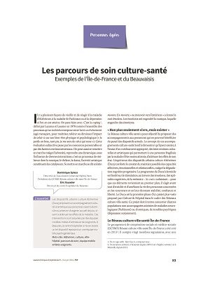 Les parcours de soin culture-santé. Exemples de l’Île-de-France et du Beauvaisis