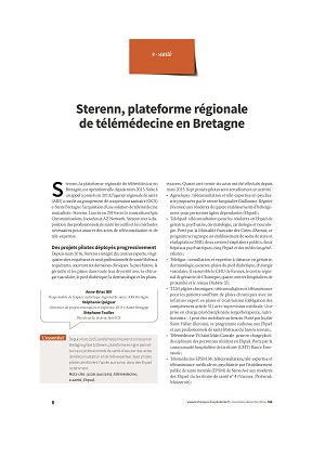 Sterenn, plateforme régionale de télémédecine en Bretagne