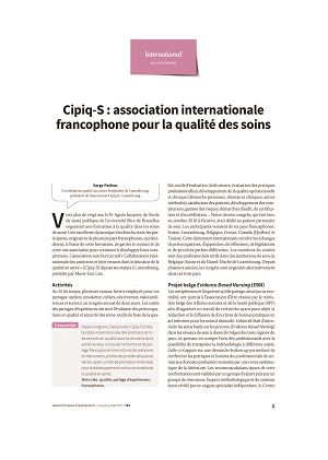 Cipiq-S : association internationale francophone pour la qualité des soins