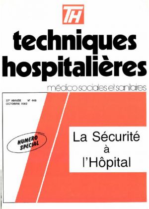 Revue Techniques hospitalières n°445