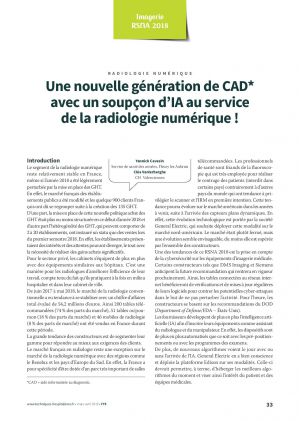 Une nouvelle génération de CAD* avec un soupçon d’IA au service de la radiologie numérique !