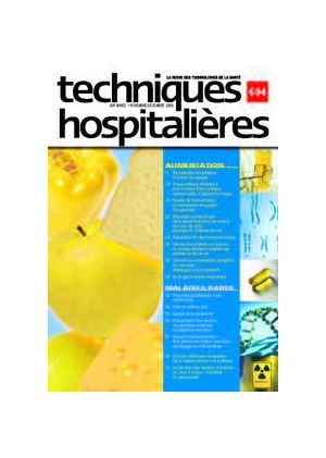 Revue Techniques hospitalières n° 694