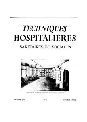 Revue Techniques hospitalières n°13