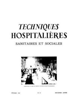 Revue Techniques hospitalières n°17
