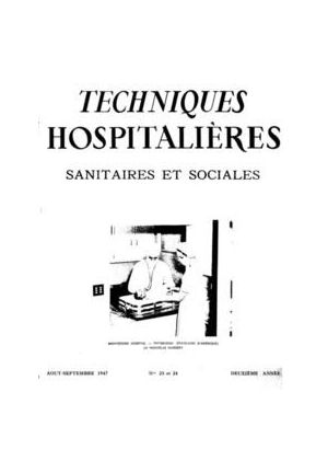 Revue Techniques hospitalières n°23-24