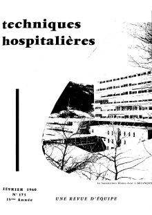 Revue Techniques hospitalières n° 173