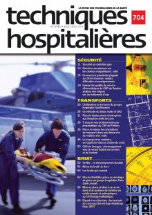 Revue Techniques hospitalières n° 704